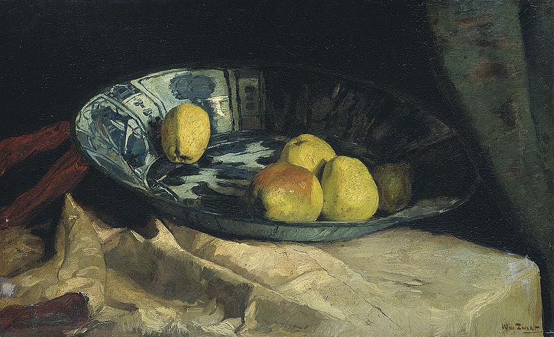 Willem de Zwart Stil Life with Apples oil painting image